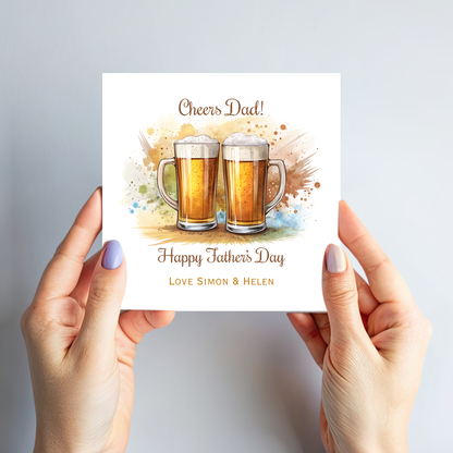 Father's Day Card - Beer Design - C782