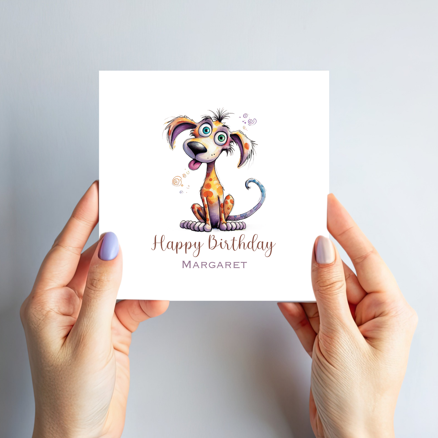 Crazy Dog Birthday Card - C575