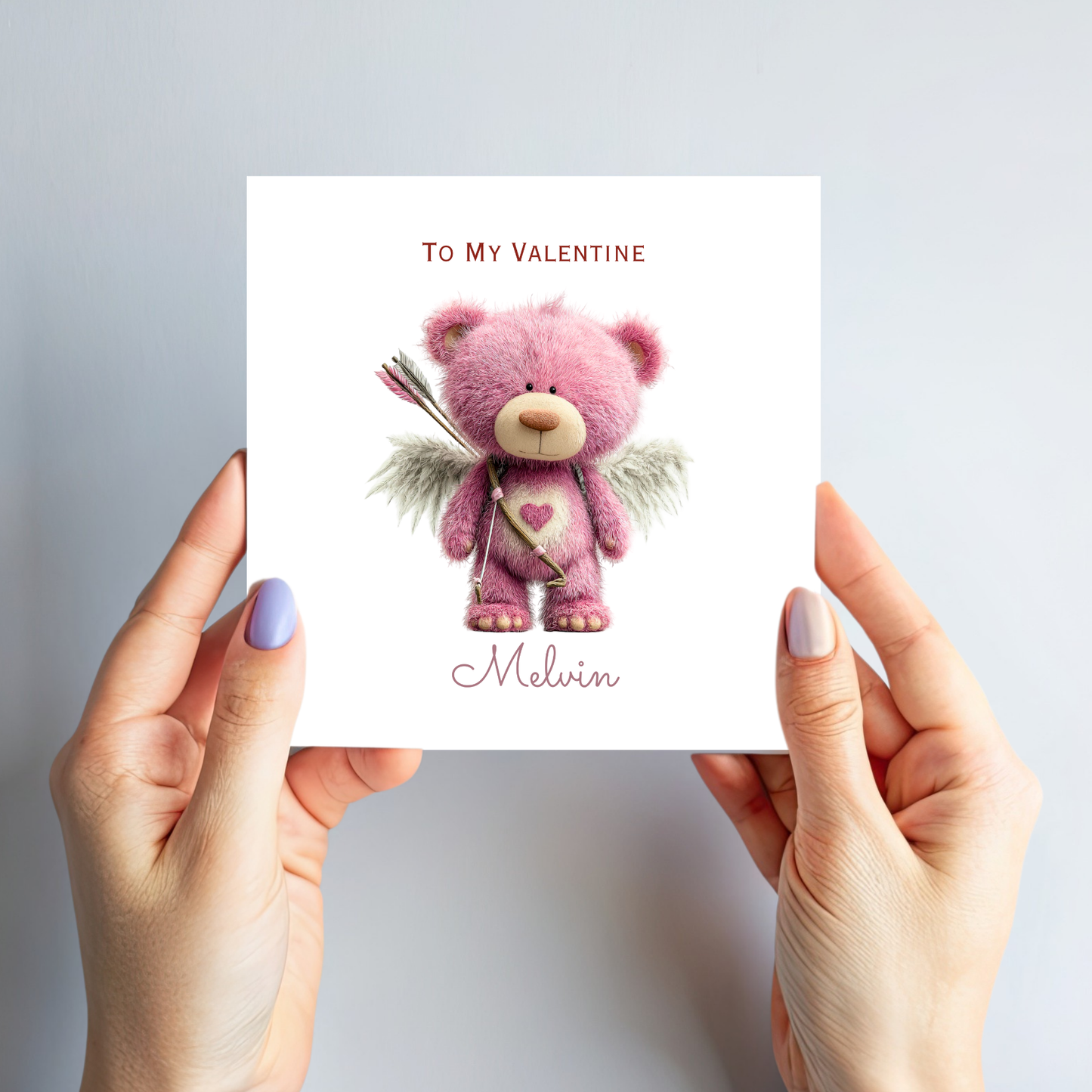 Valentine’s Day Card - Cute Teddy Design - C721