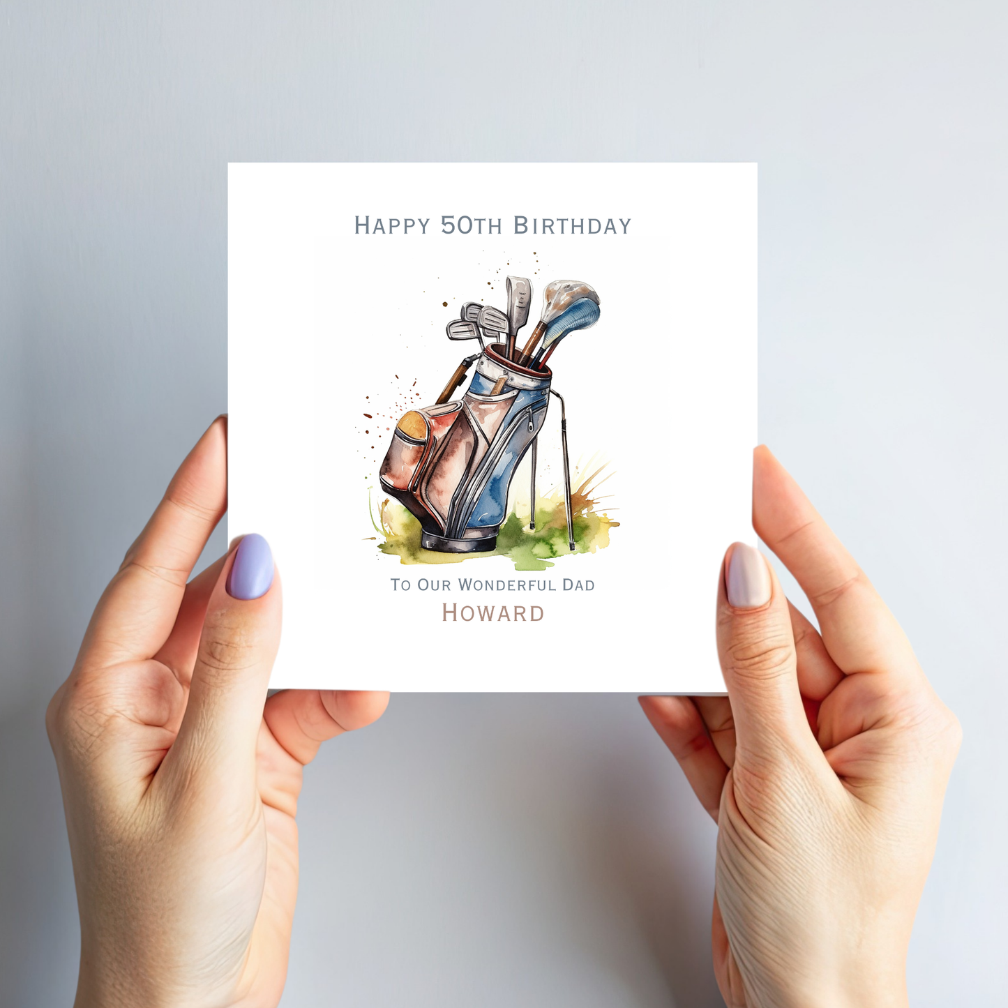 Golfing Birthday Card - C624