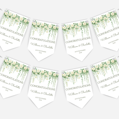 Engagement or Wedding Bunting - B287