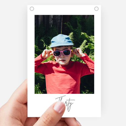 Birthday Colour Photo Bunting - B294