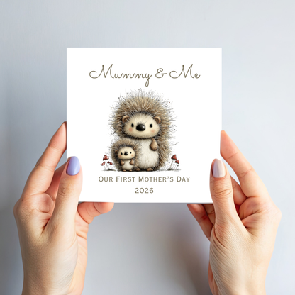 Mother's Day Card - Hedgehog Design - C758