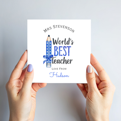 Teacher Thank you Card - C156