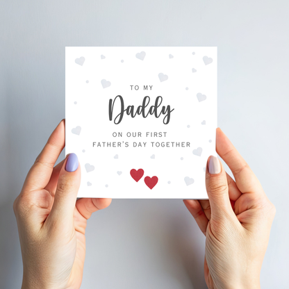 First Fathers Day Card - Modern and Simple Design - C769