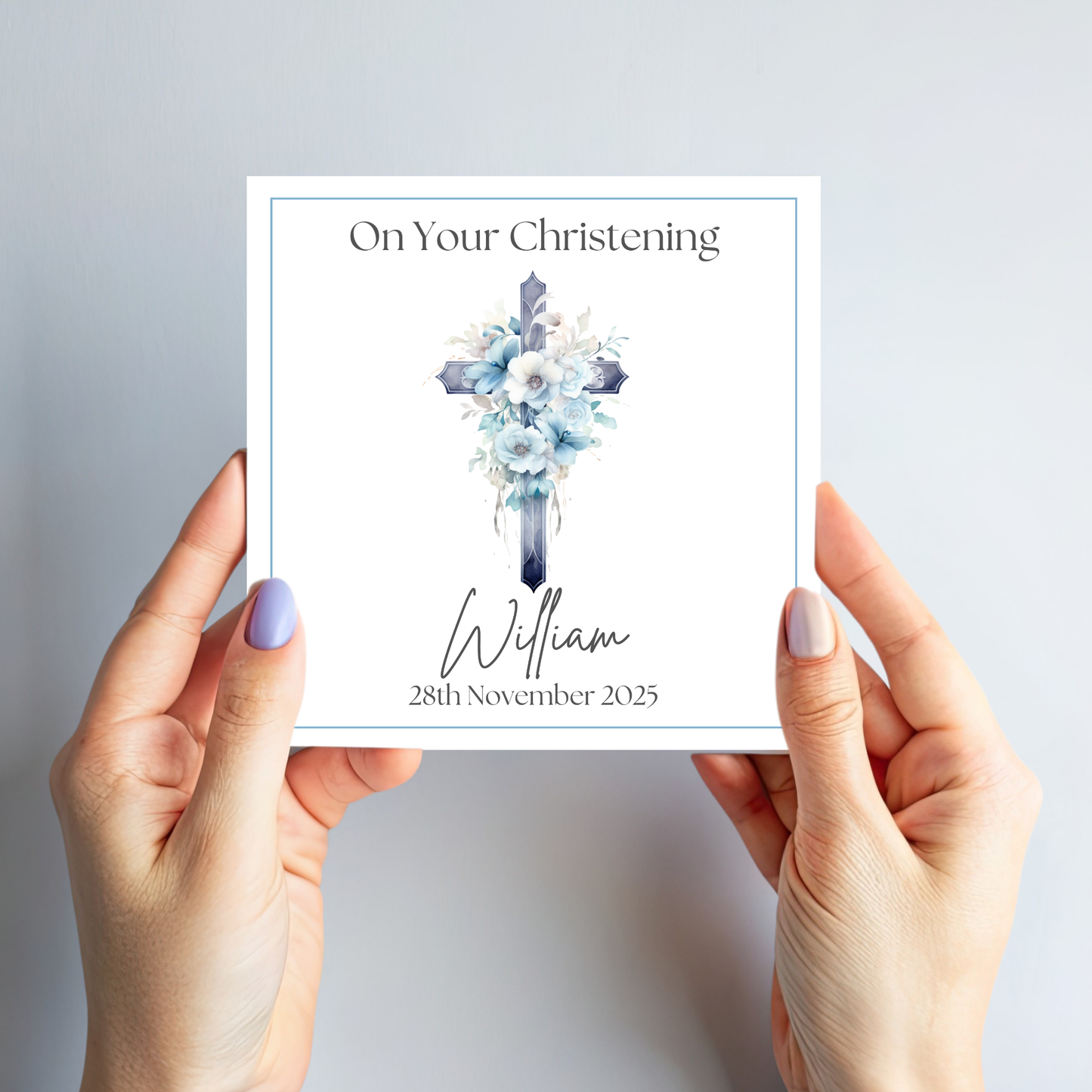 Christening & Baptism Personalised Card - C517