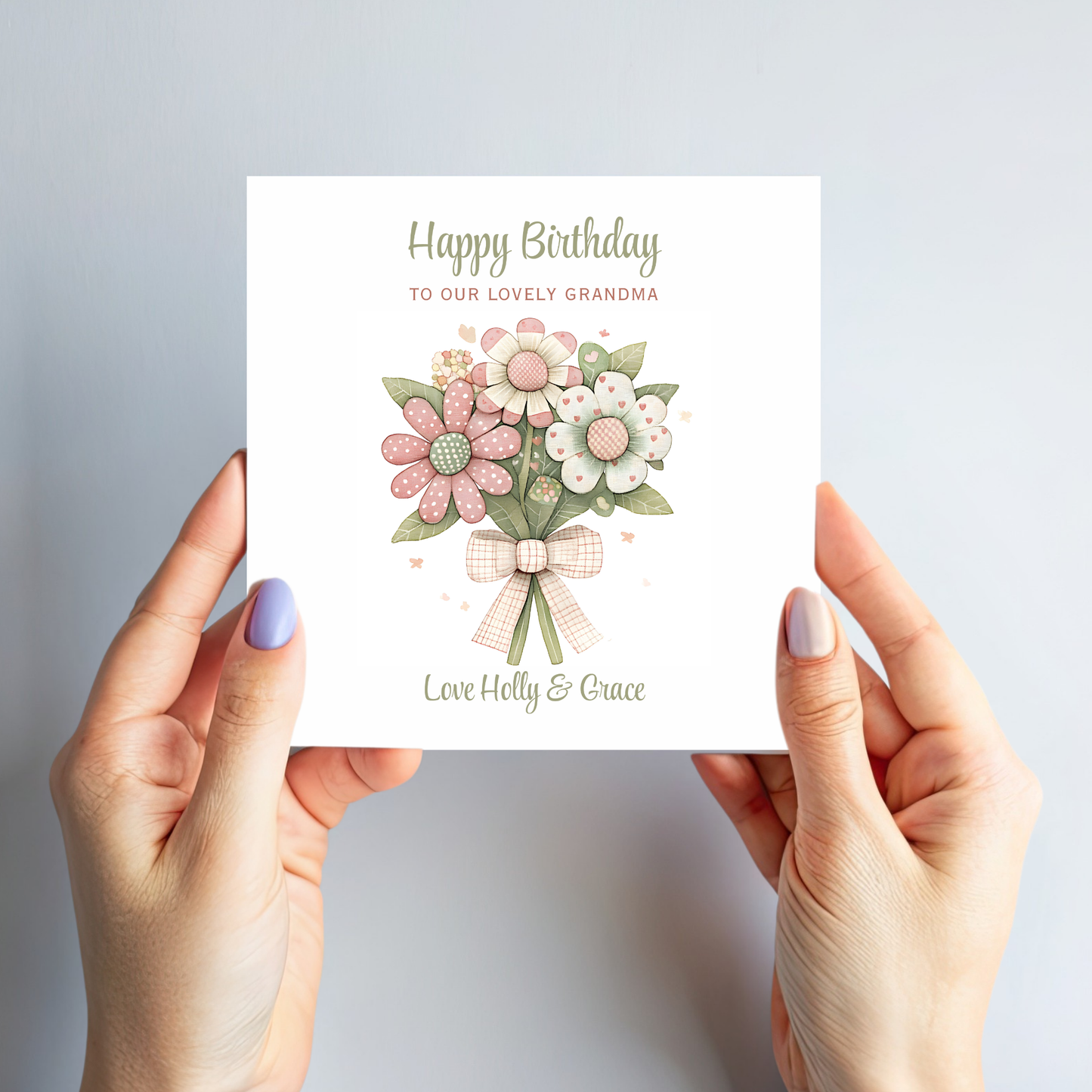 Flower Bouquet Birthday Card - C601