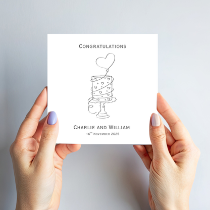 Elegant  Cake Illustration - C610