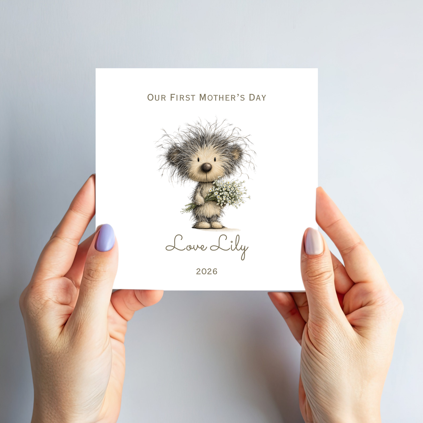 Mother's Day Card - Teddy Bear Design - C830