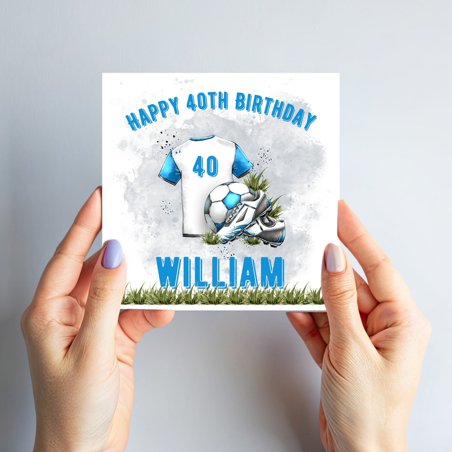 Football Themed Birthday Card - C132