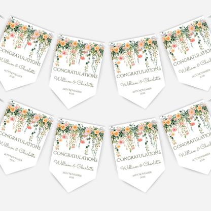 Engagement or Wedding Bunting - B288