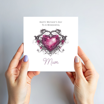 Mother's Day Card - Heart Design - C753