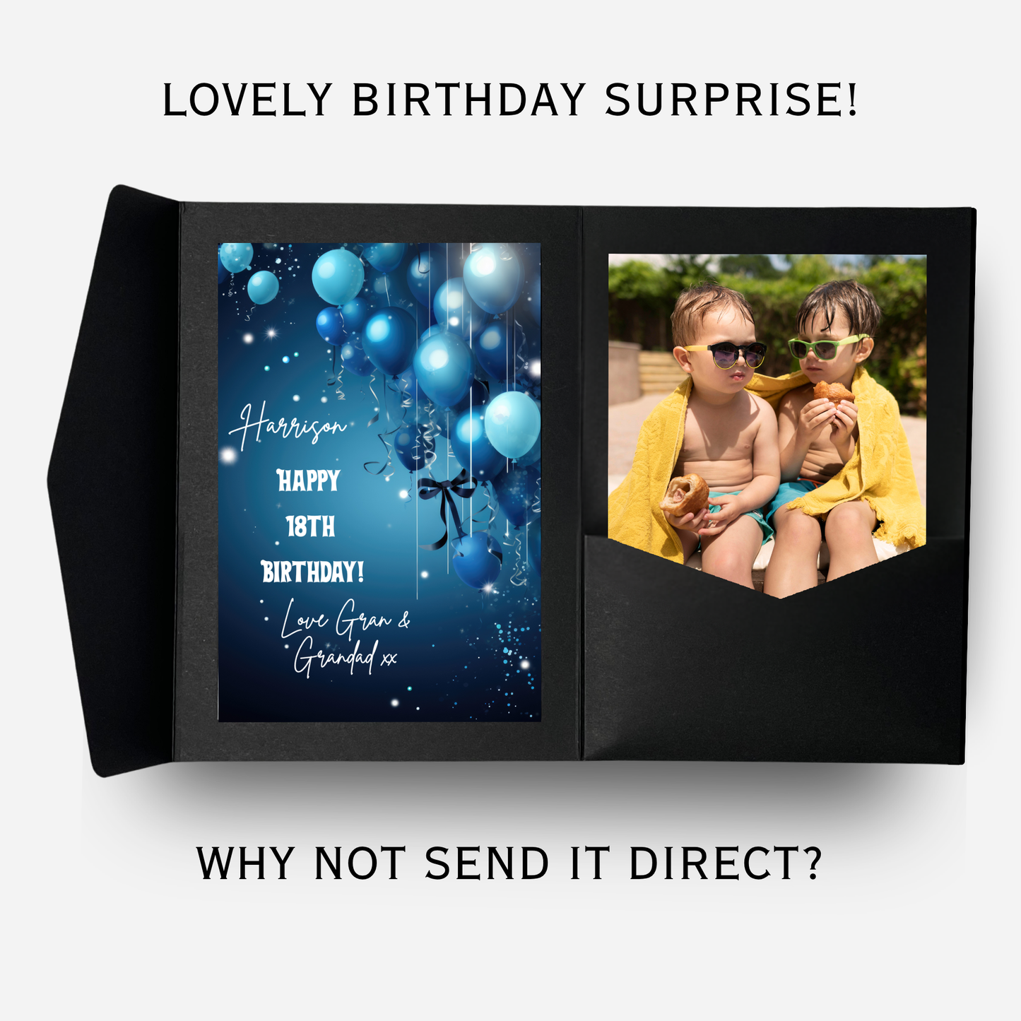 Birthday Card of Memories - Unique Photo Gift - PW1