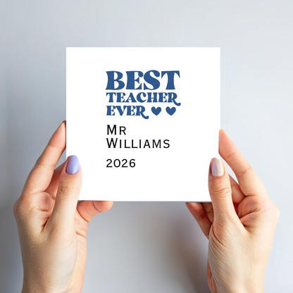 Teacher Thank you Card - C151