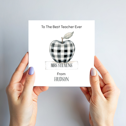 Teacher Thank you Card - C157