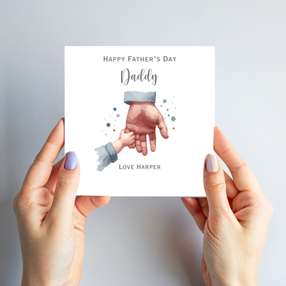 Fathers Day Card - Cute Hand Design - C790