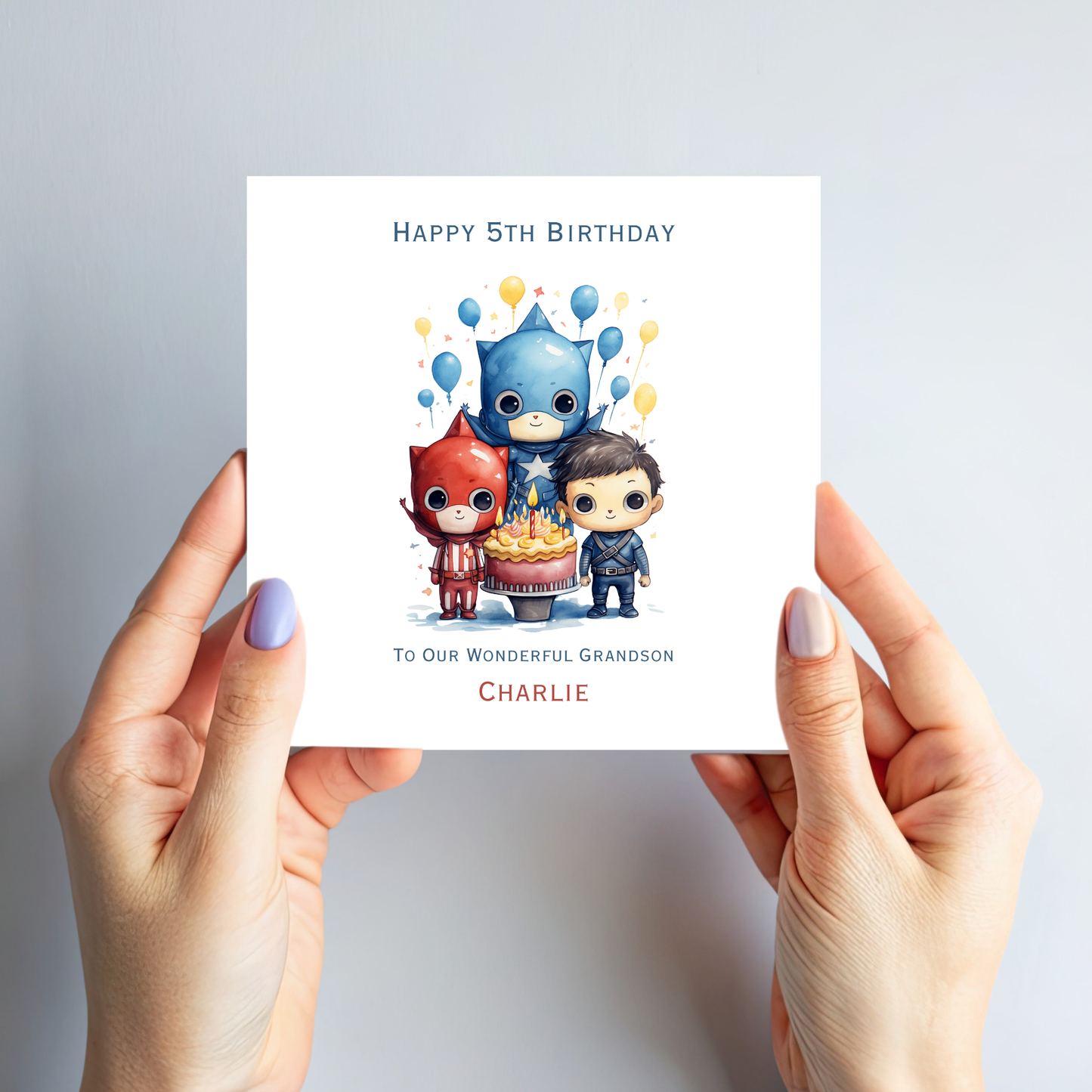 Superhero Birthday Card - C540