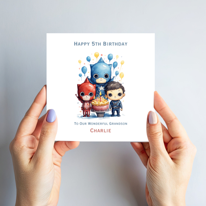 Superhero Birthday Card - C540