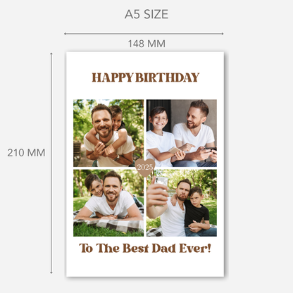 Happy Birthday Dad Photo Card - PC13