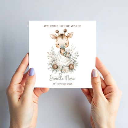 Welcome To The World Card - C671