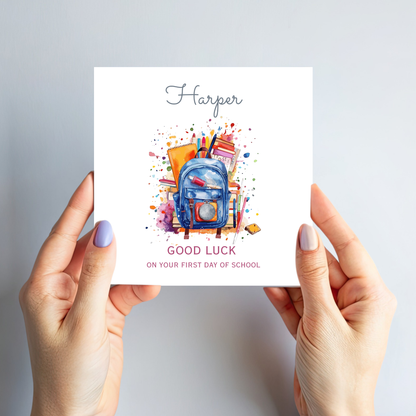 First or Last Day of School Card - C201