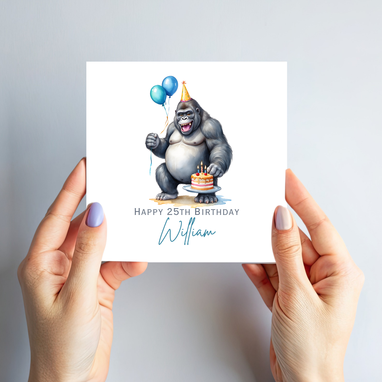 Gorilla Birthday Card - C621