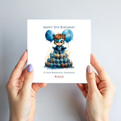 Superhero Birthday Card - C549