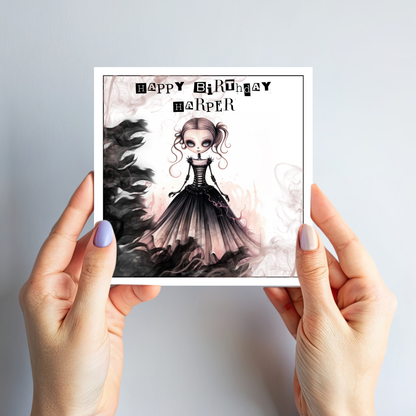 Alternative Gothic Style Birthday Card - C521