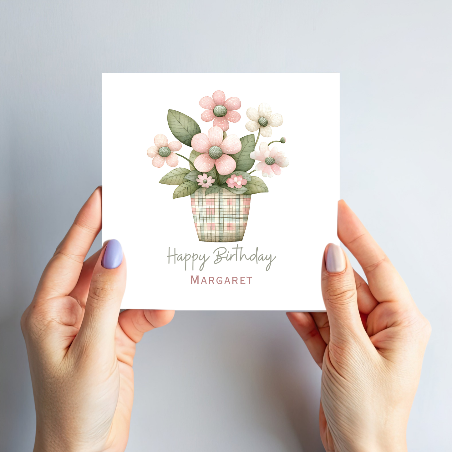 Flower Birthday Card - C603