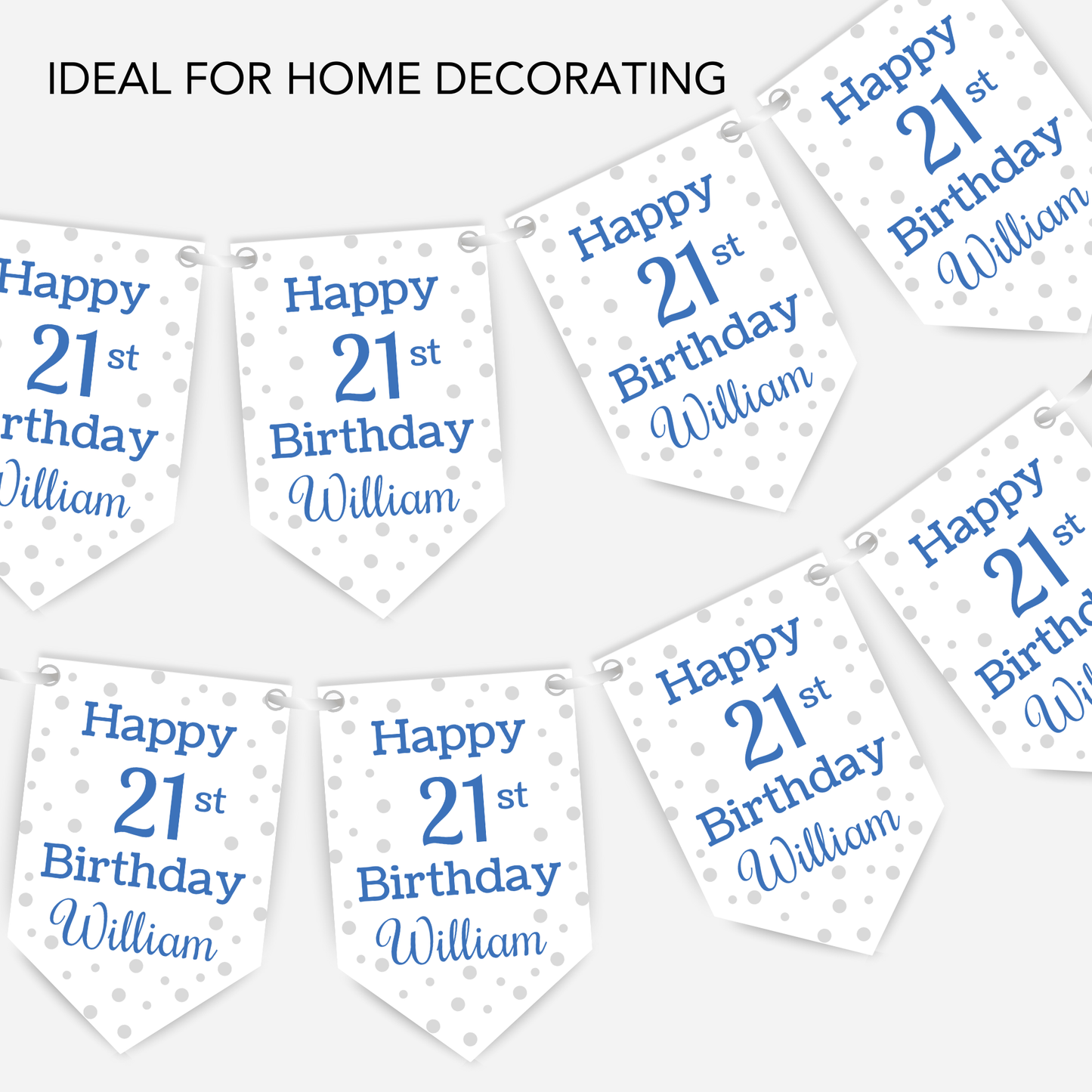 Smaller Birthday Bunting - S125