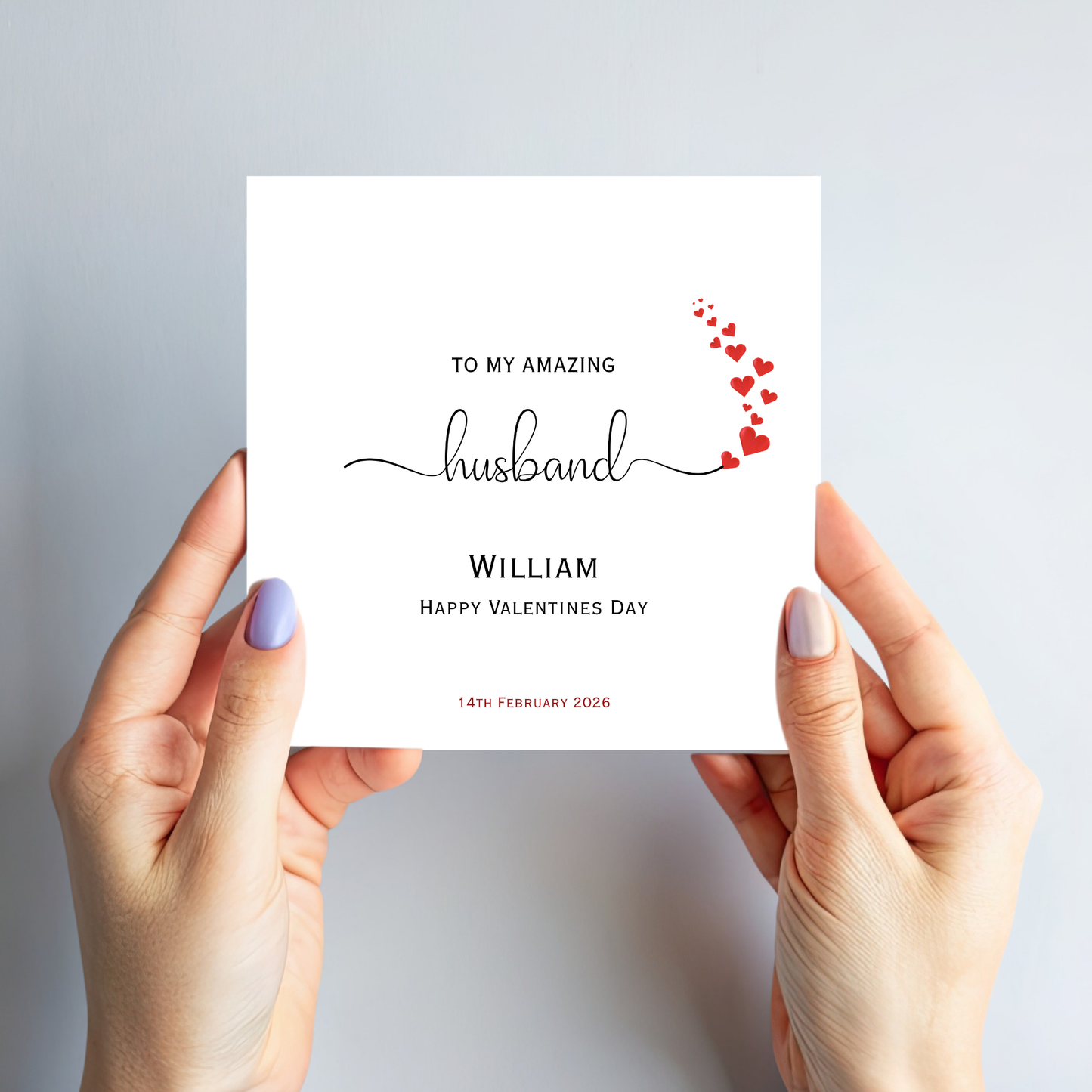 Valentine’s Day Elegant Card  - C703