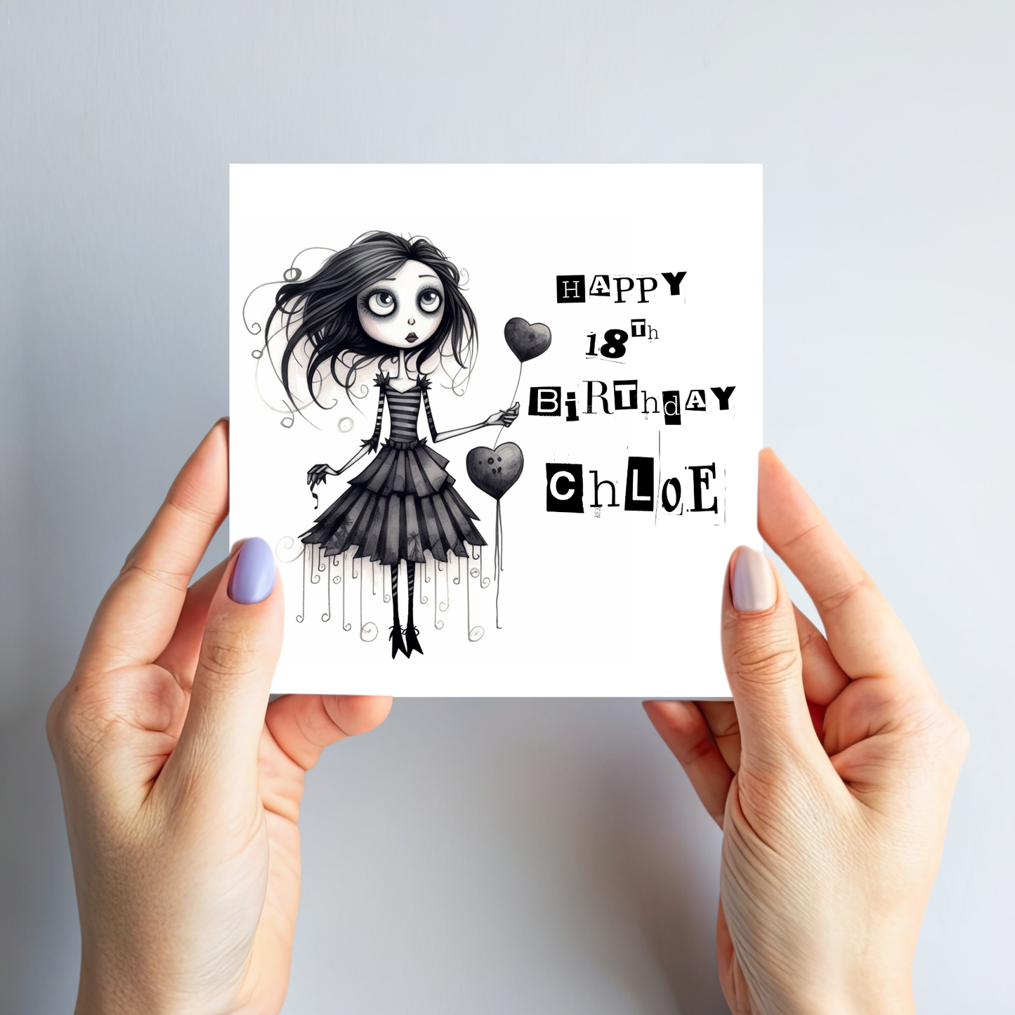 Alternative Gothic Style Birthday Card - C650