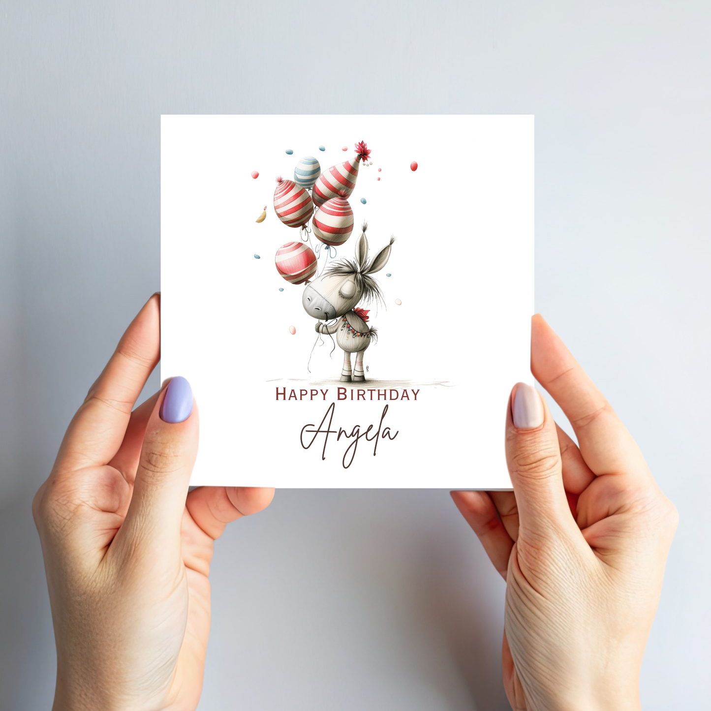 Funny Horse Birthday Card - C569