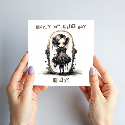 Alternative Gothic Style Birthday Card - C584