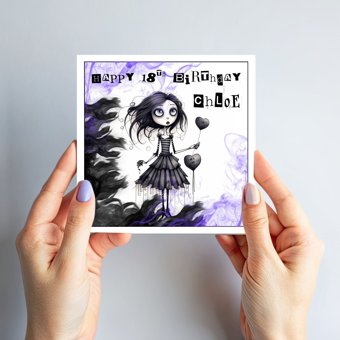 Alternative Gothic Style Birthday Card - C520