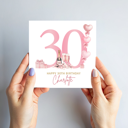 30th Birthday Card - C856