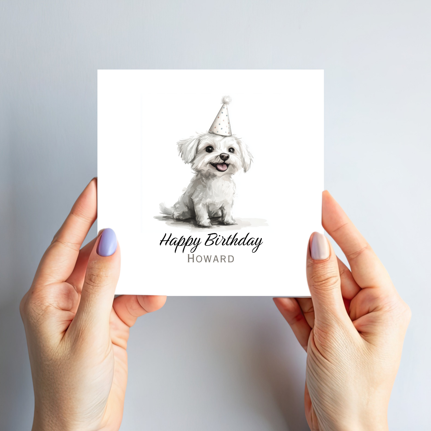 Cute Puppy Birthday Card - C534
