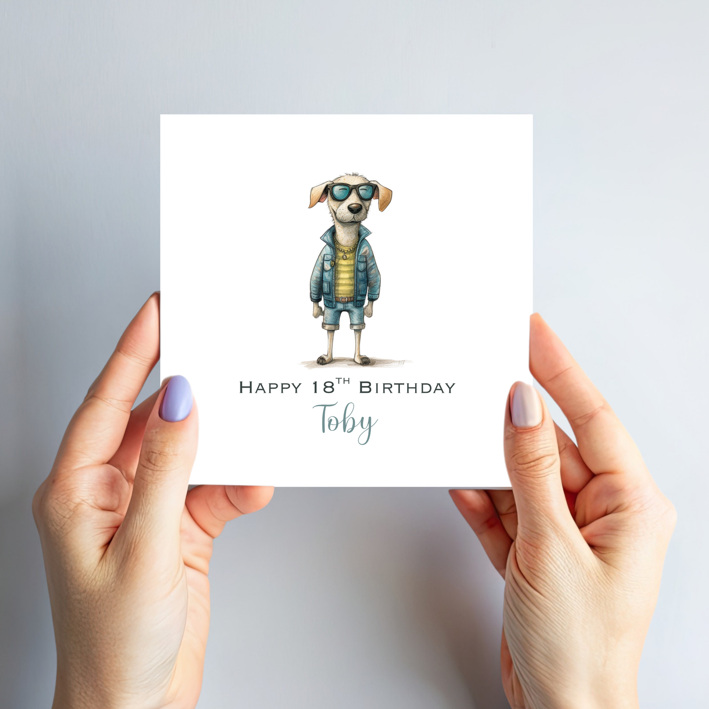 Cool Dog Birthday Card - C646