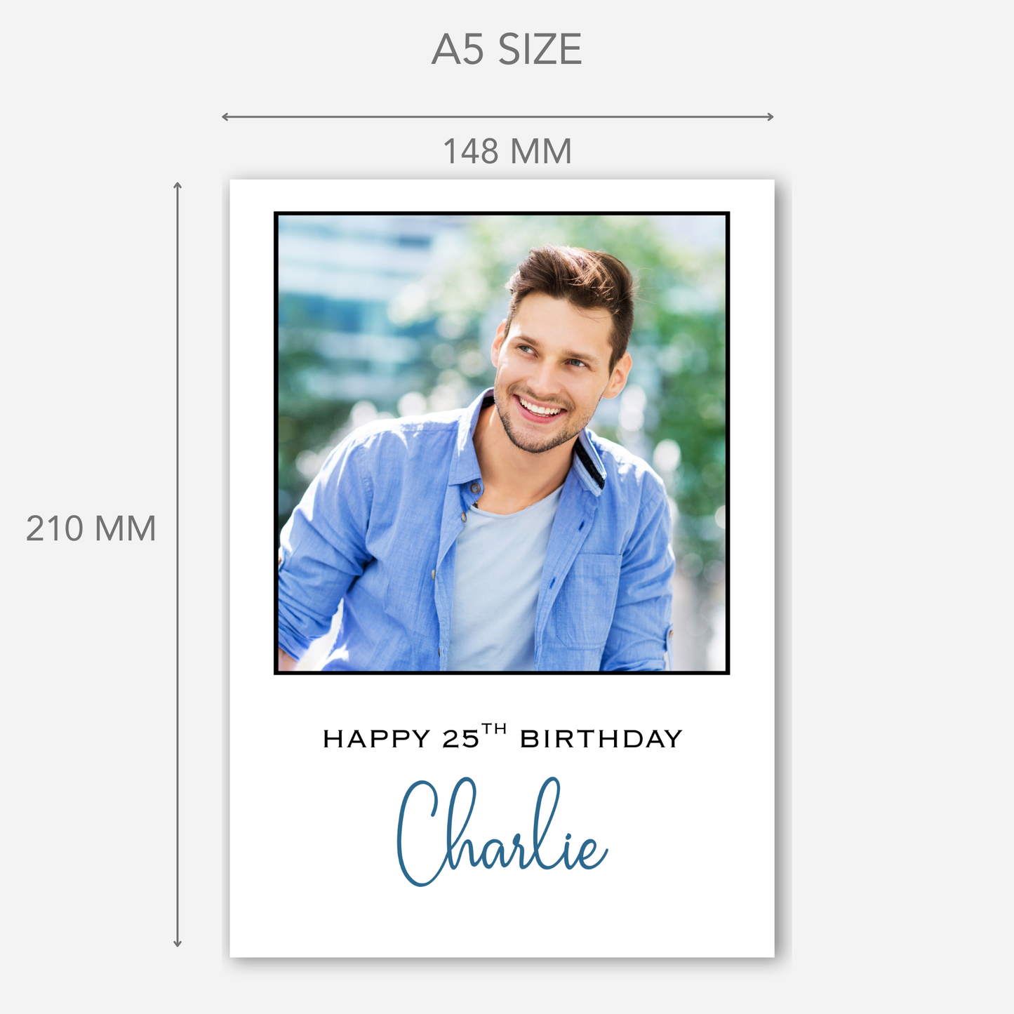 Colour Photo Birthday Card - PC59