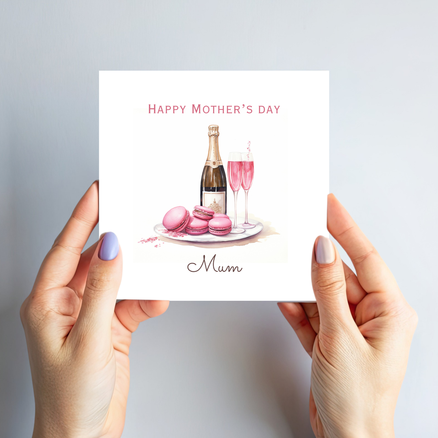 Mother's Day Card - Champagne Design - C748