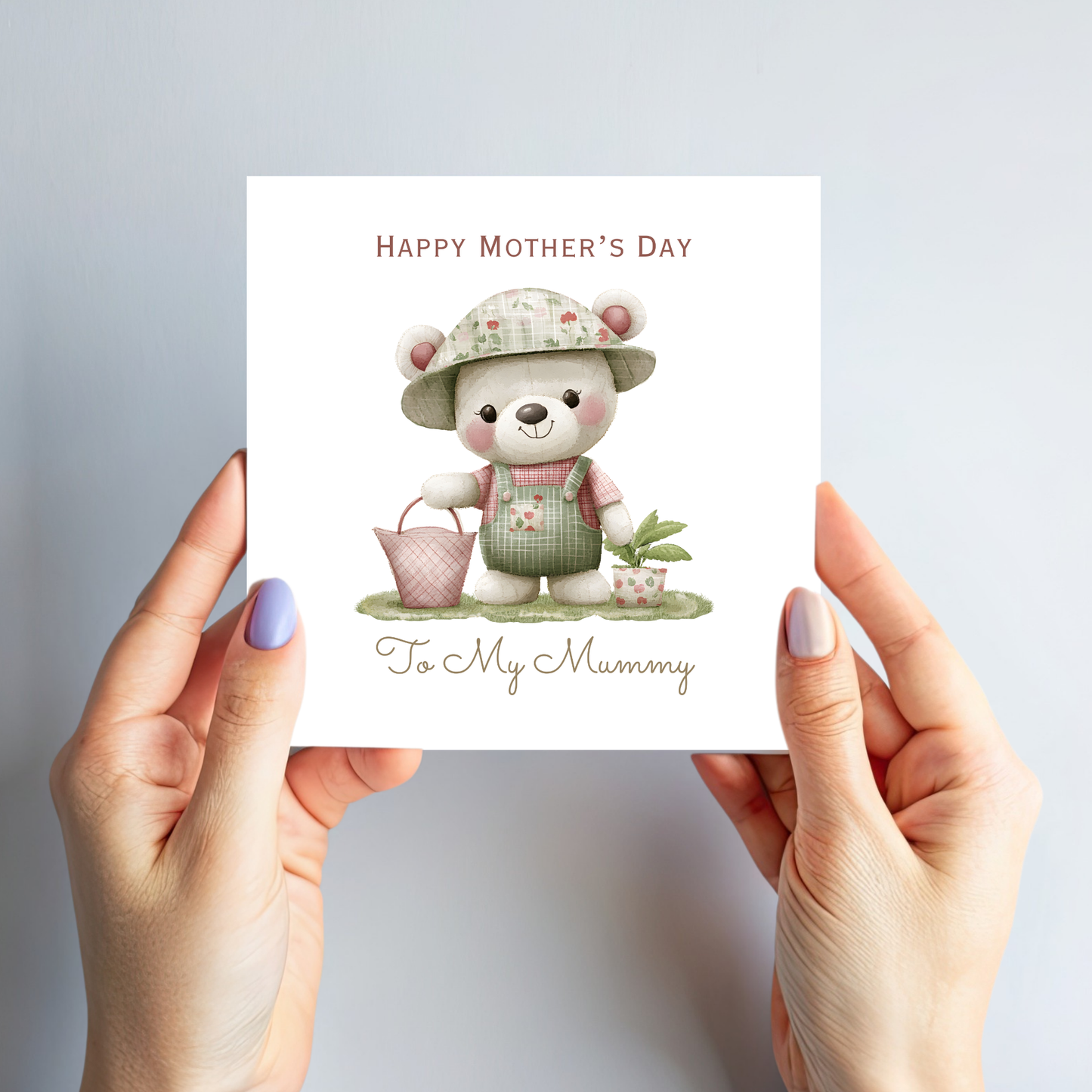 Mother's Day Card - Teddy Bear Design - C754