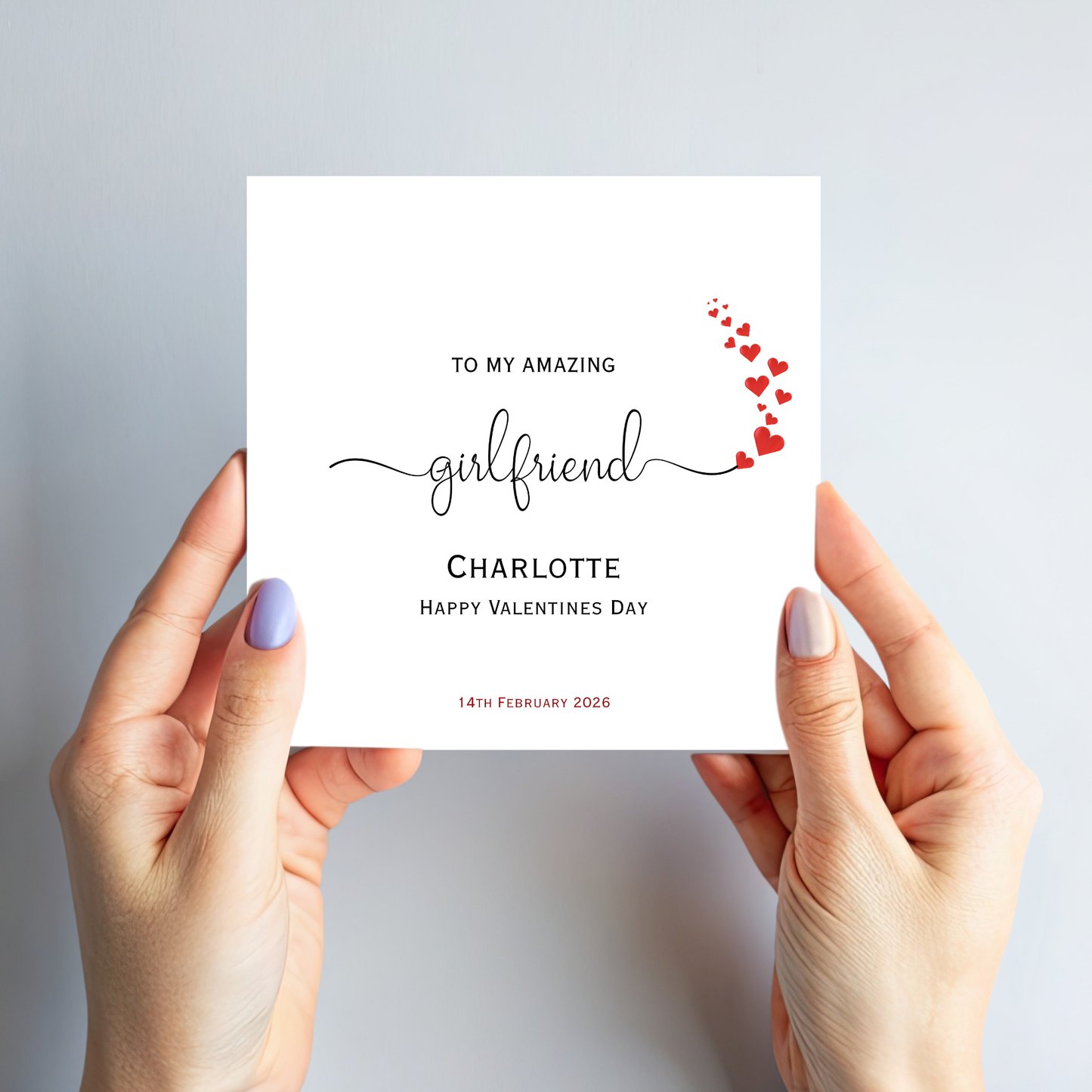 Valentine’s Day Elegant Card  - C705