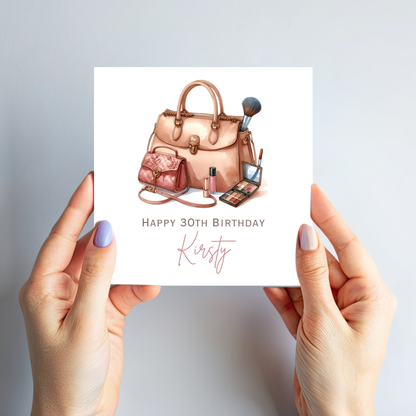 Fashion Handbag Birthday Card - C622