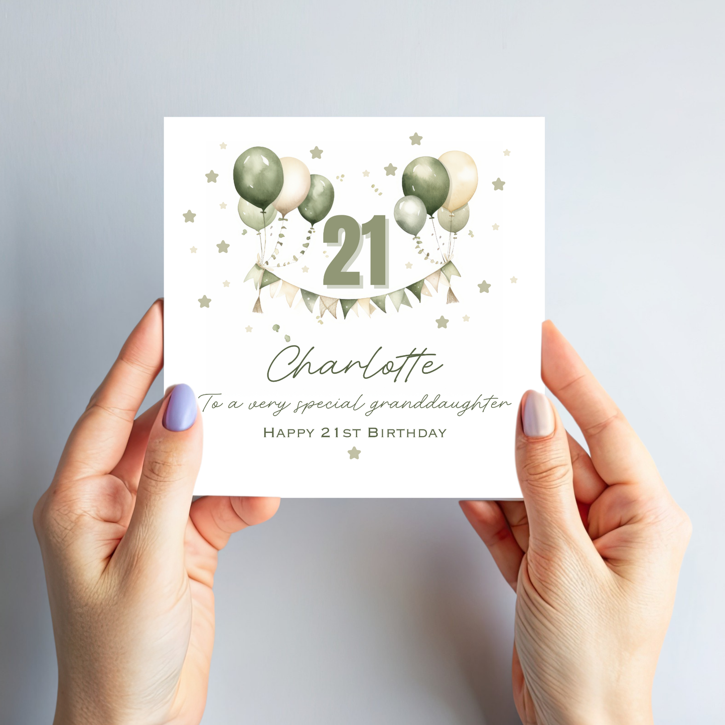 Personalised Birthday Card for Any Age - 18th, 21st, 30th etc - C524