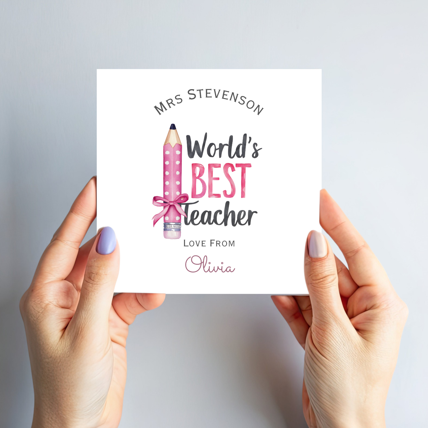 Teacher Thank you Card - C155