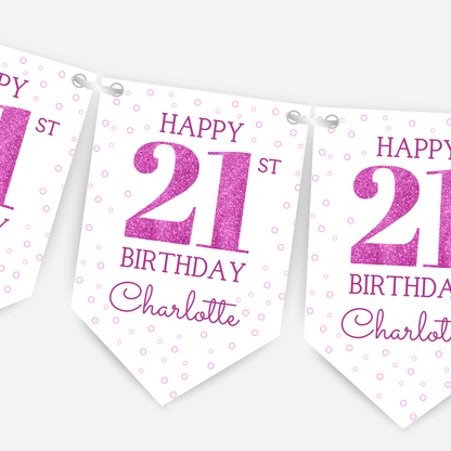Birthday Bunting - Any Age - B244