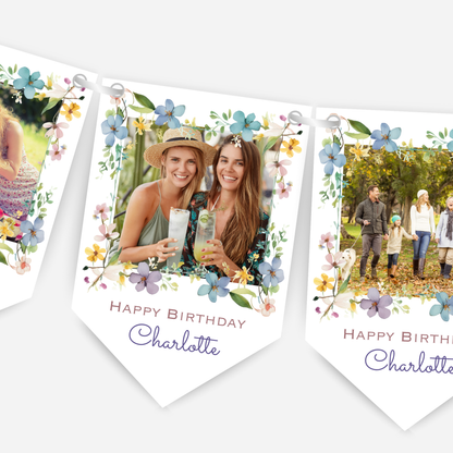 Birthday Photo Bunting - B246