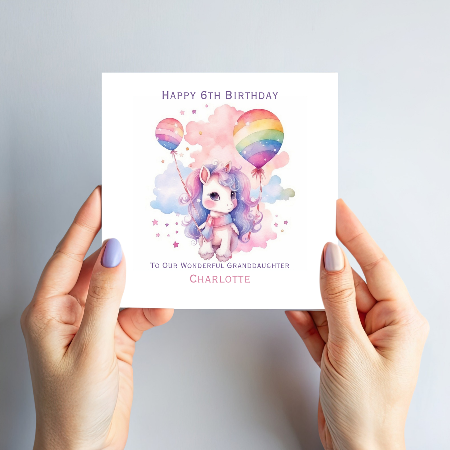 Unicorn Birthday Card - C596