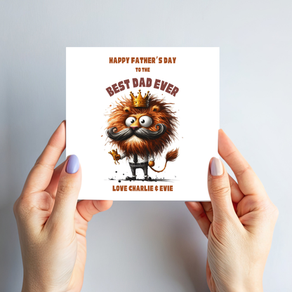 Fathers Day Card - Best Dad Ever - C803