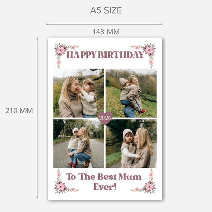 Happy Birthday Mum Photo Card - PC14